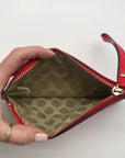 Kate Spade New York Red Leather Wristlet