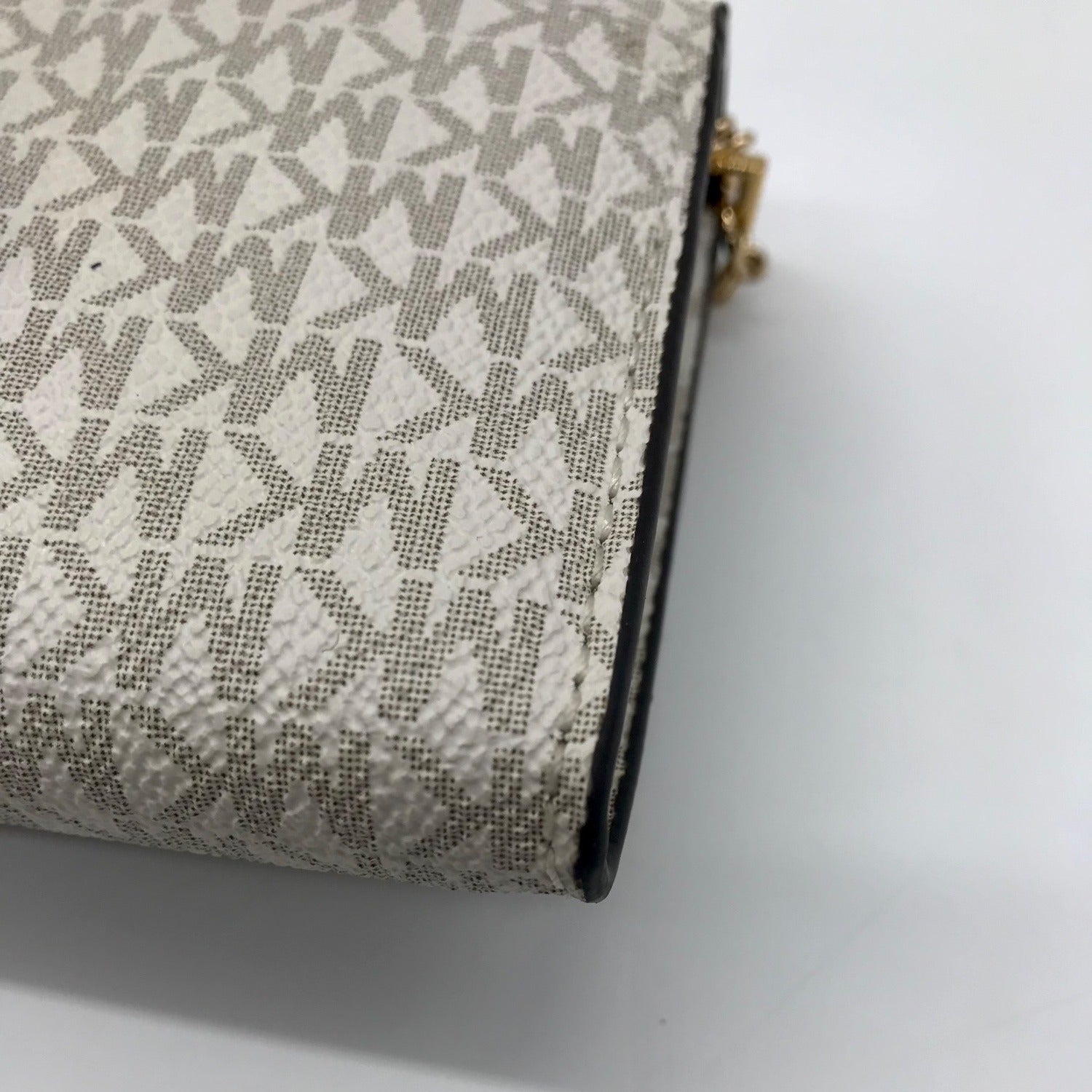 Michael Kors Vanilla Monogram Canvas Juliana Convertible Wallet
