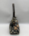Coach Multicolor Sateen Madison Graphic OP Art Mini Bag 41997