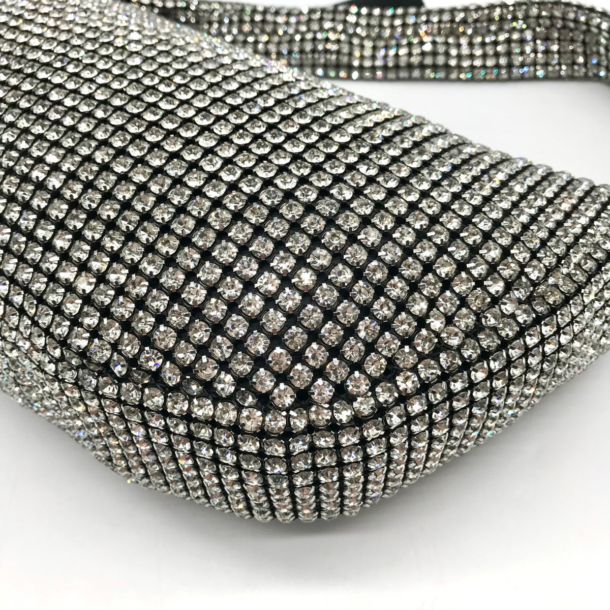 I.N.C. International Concepts Black Diamond Mesh Hobo Bag