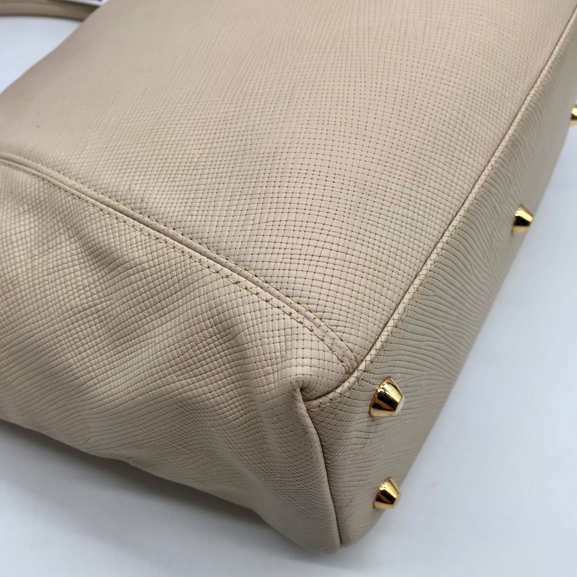 Carmen Steffens Beige Multipocket Tote Bag
