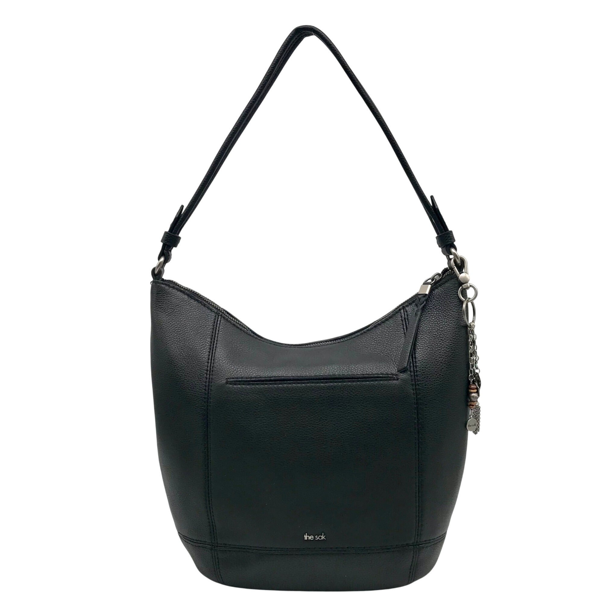 The Sak Black Leather Sequoia Hobo Bag