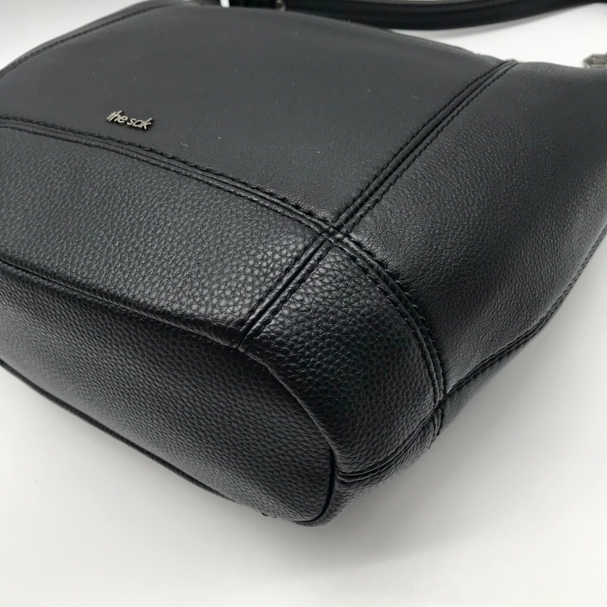 The Sak Black Leather Sequoia Hobo Bag