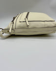 Style & Co Hudsonn Beige Faux Leather Crossbody