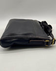 Fossil Black Leather Vintage Crossbody Bag