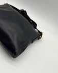 Fossil Black Leather Vintage Crossbody Bag
