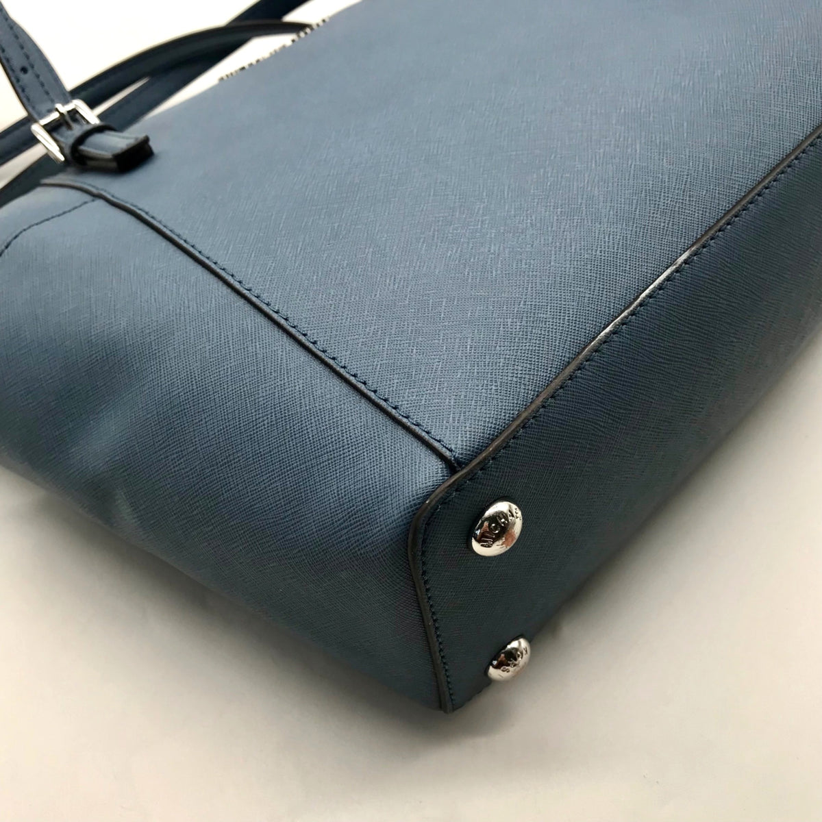 Michael Kors Light Blue Saffiano Leather Tote Bag
