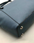 Michael Kors Light Blue Saffiano Leather Tote Bag