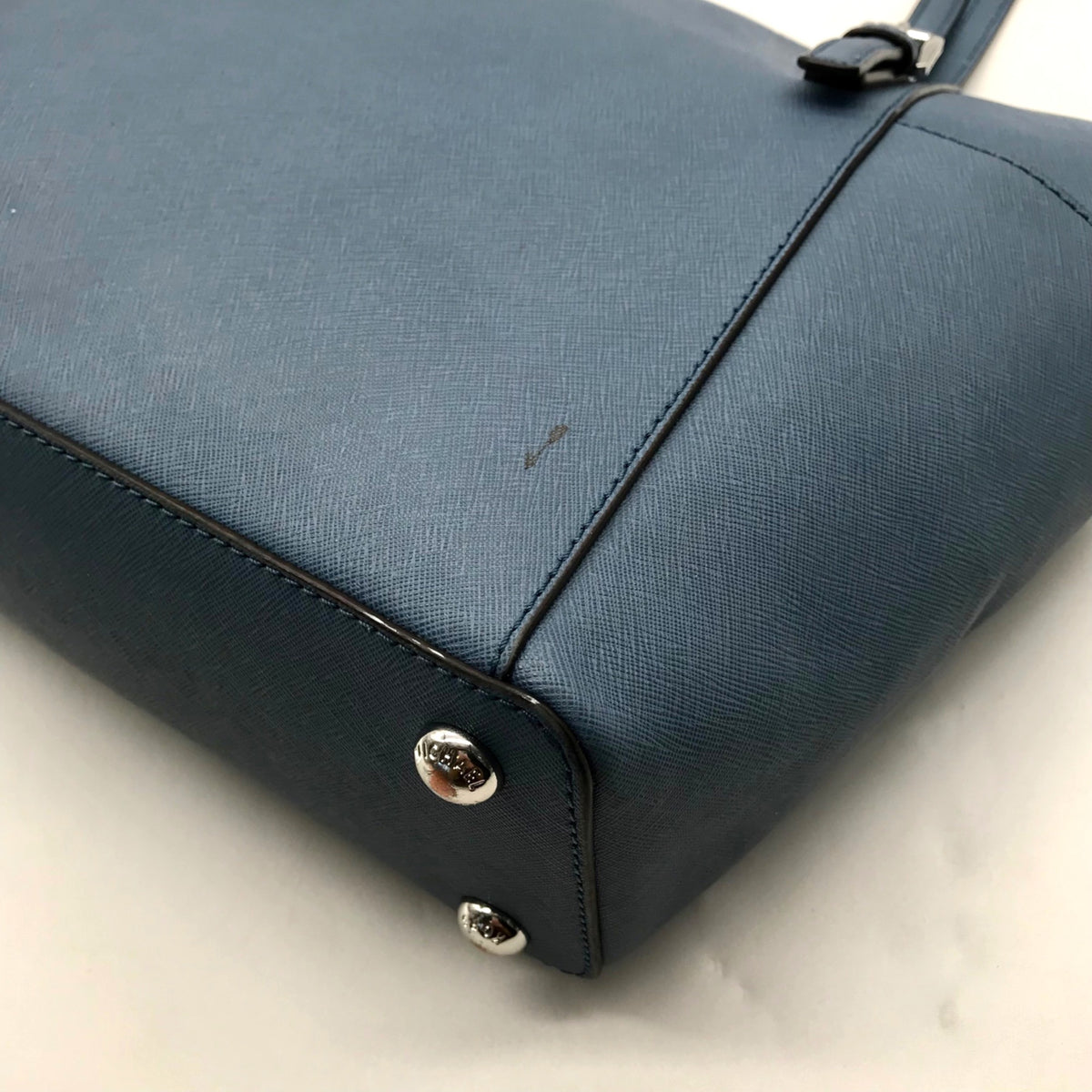Michael Kors Light Blue Saffiano Leather Tote Bag