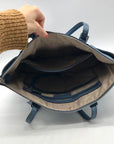 Michael Kors Light Blue Saffiano Leather Tote Bag