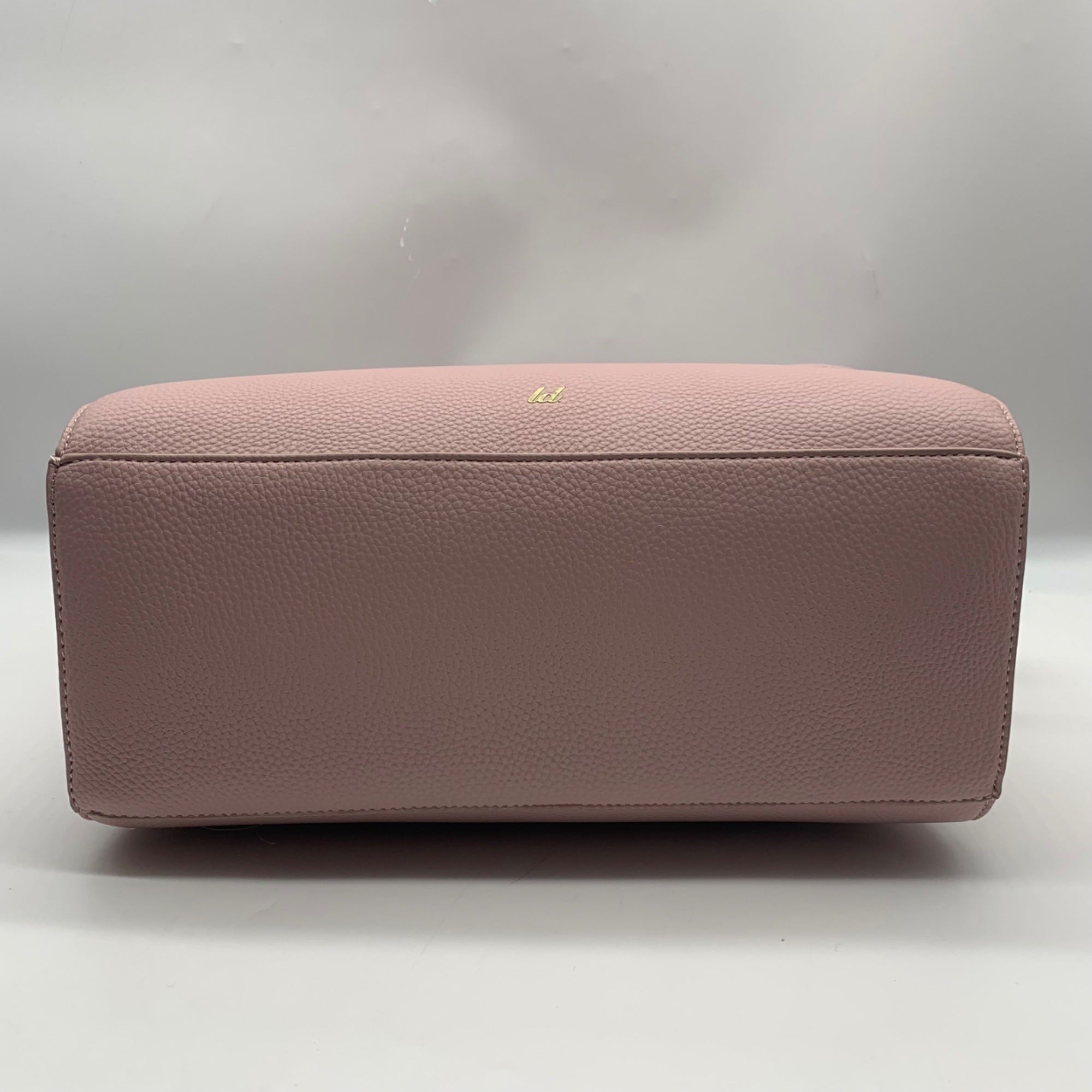 Like Dreams Pink Leather Bowtie Crossbody Bag