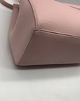 Like Dreams Pink Leather Bowtie Crossbody Bag