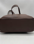 Kate Spade Grayish Pebbled Leather Taupe Color Tote Bag