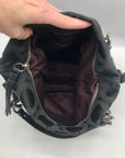 Coach Black Signature Canvas Hobo Bag 14147