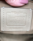 Coach Chalk Pebbled Leather Kacey Convertible Satchel C6229