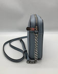 Michael Kors Jet Set Sky Blue East West Saffiano Leather Crossbody
