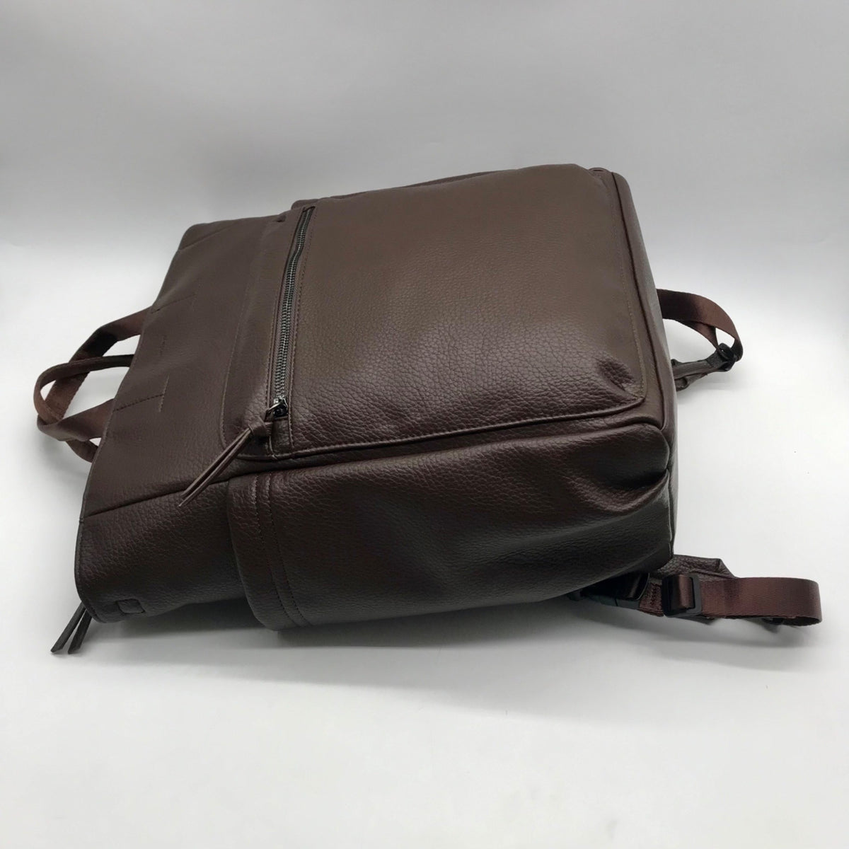 Louenhide Brown Vegan Leather Large Bronx Backpack