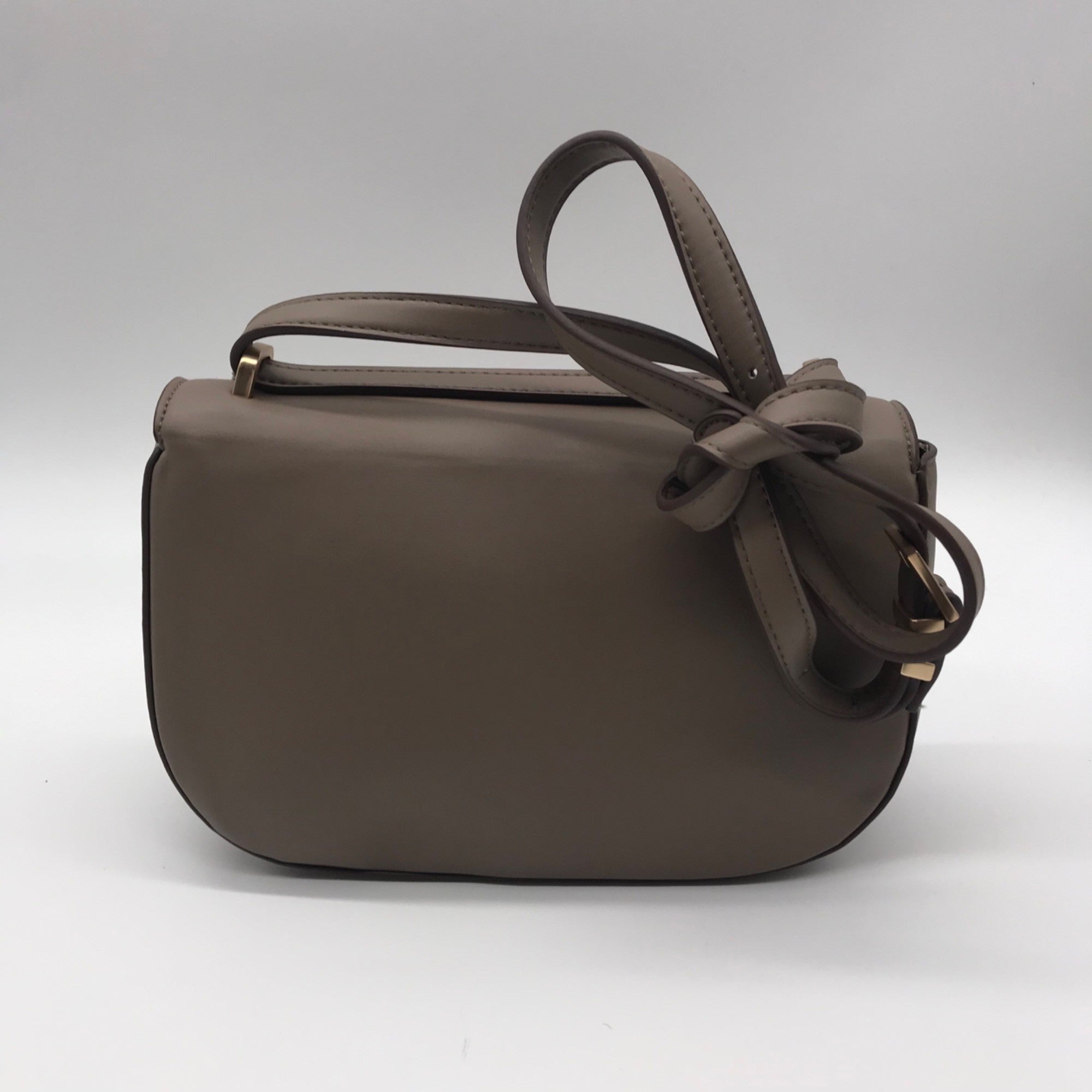 A New Day Soft Taupe Faux Leather Reversible Shoulder Bag