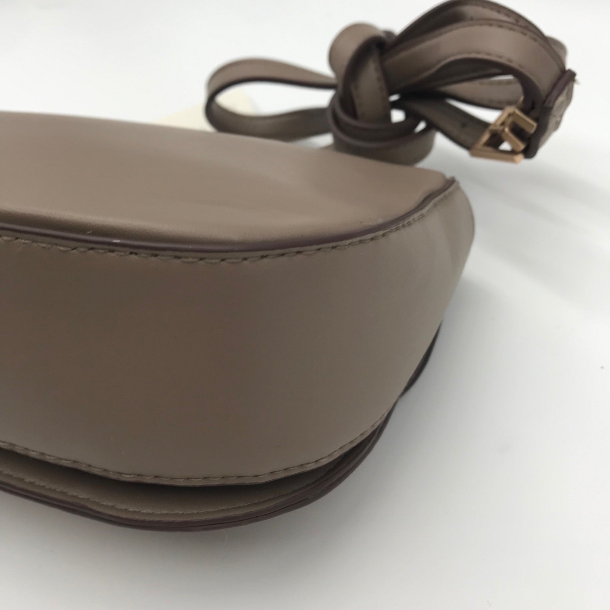 A New Day Soft Taupe Faux Leather Reversible Shoulder Bag