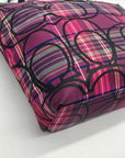 Coach Poppy Tartan Plaid Signature Tote Bag F15229