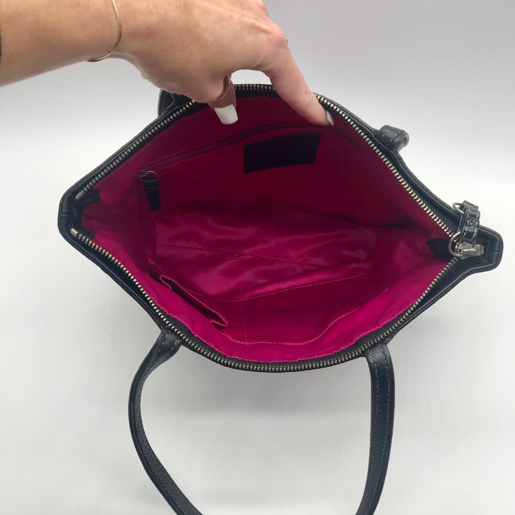 Coach Poppy Tartan Plaid Signature Tote Bag F15229