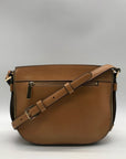 Michael Kors Brown Romy Medium Suede Messenger Bag