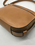 Michael Kors Brown Romy Medium Suede Messenger Bag