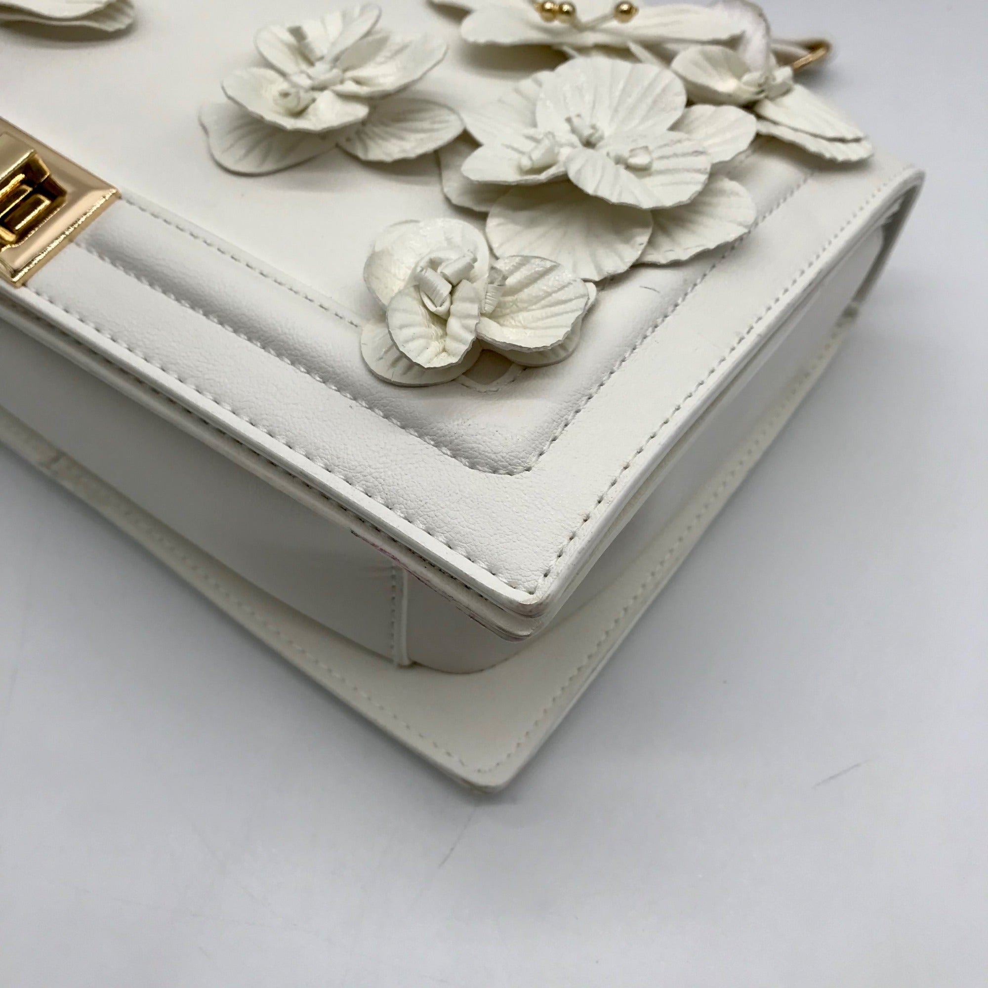 I.N.C. International Concepts Vanilla Ajae Flap Floral Crossbody Bag