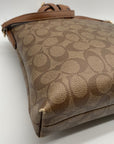 Coach Brown Signature Coated Canvas Messenger Bag F53297