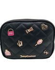 Juicy Couture Black Quilted Juicy Girl Only Camera Crossbody Bag