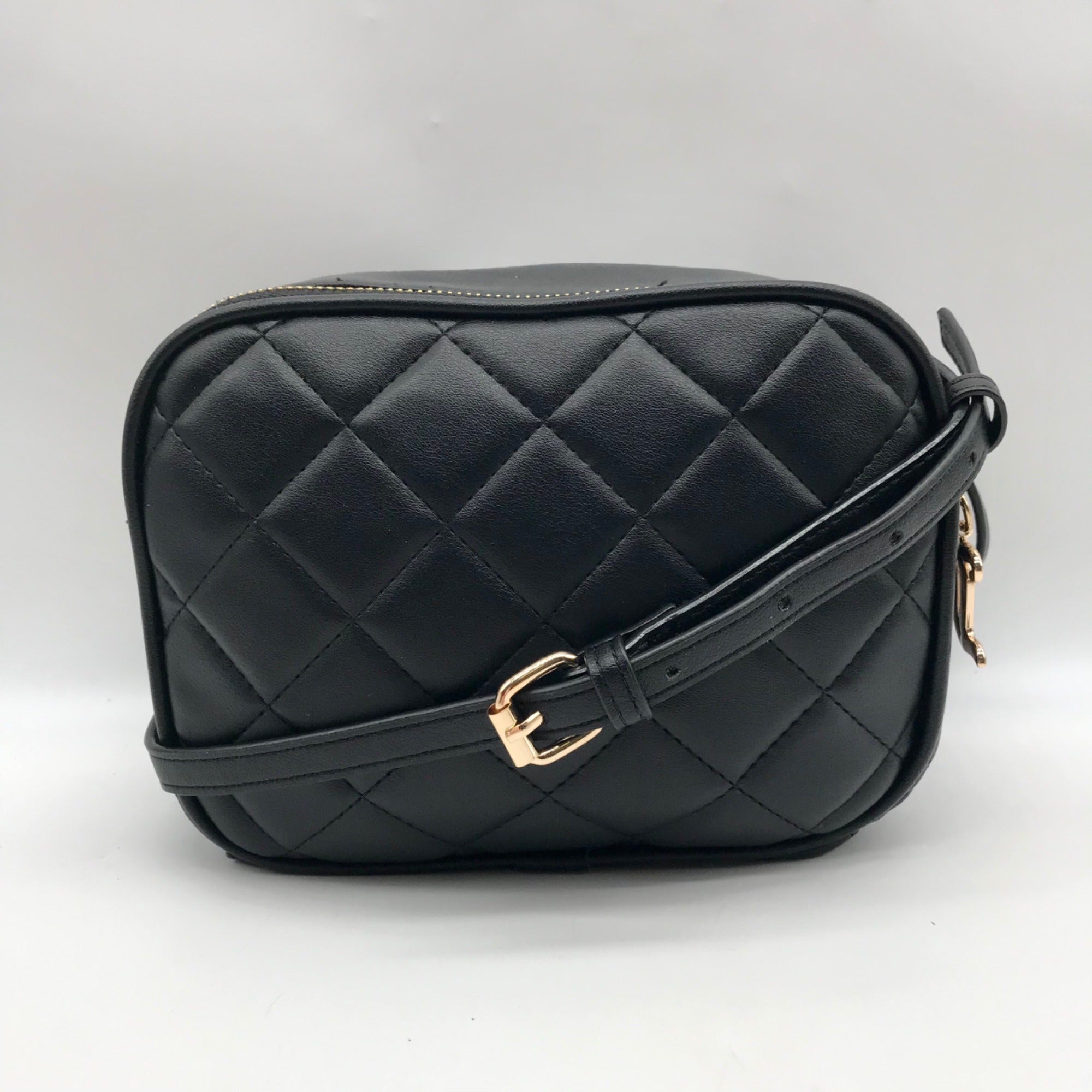 Juicy Couture Black Quilted Juicy Girl Only Camera Crossbody Bag