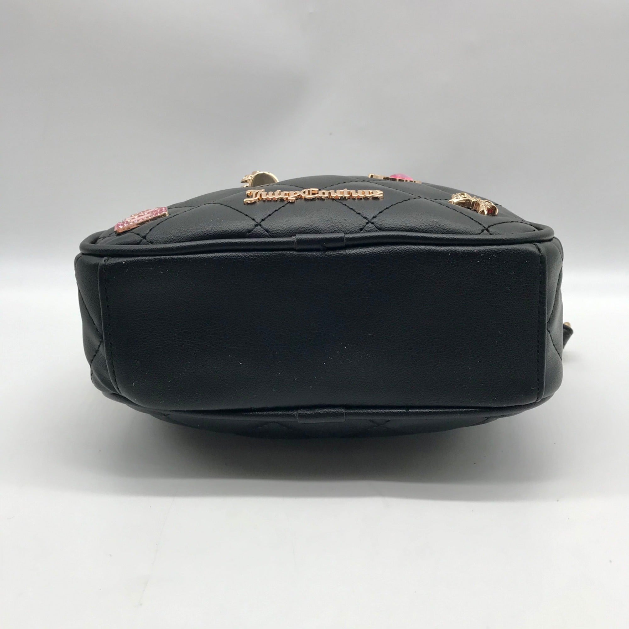 Juicy Couture Black Quilted Juicy Girl Only Camera Crossbody Bag