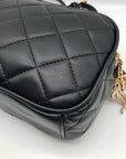 Juicy Couture Black Quilted Juicy Girl Only Camera Crossbody Bag