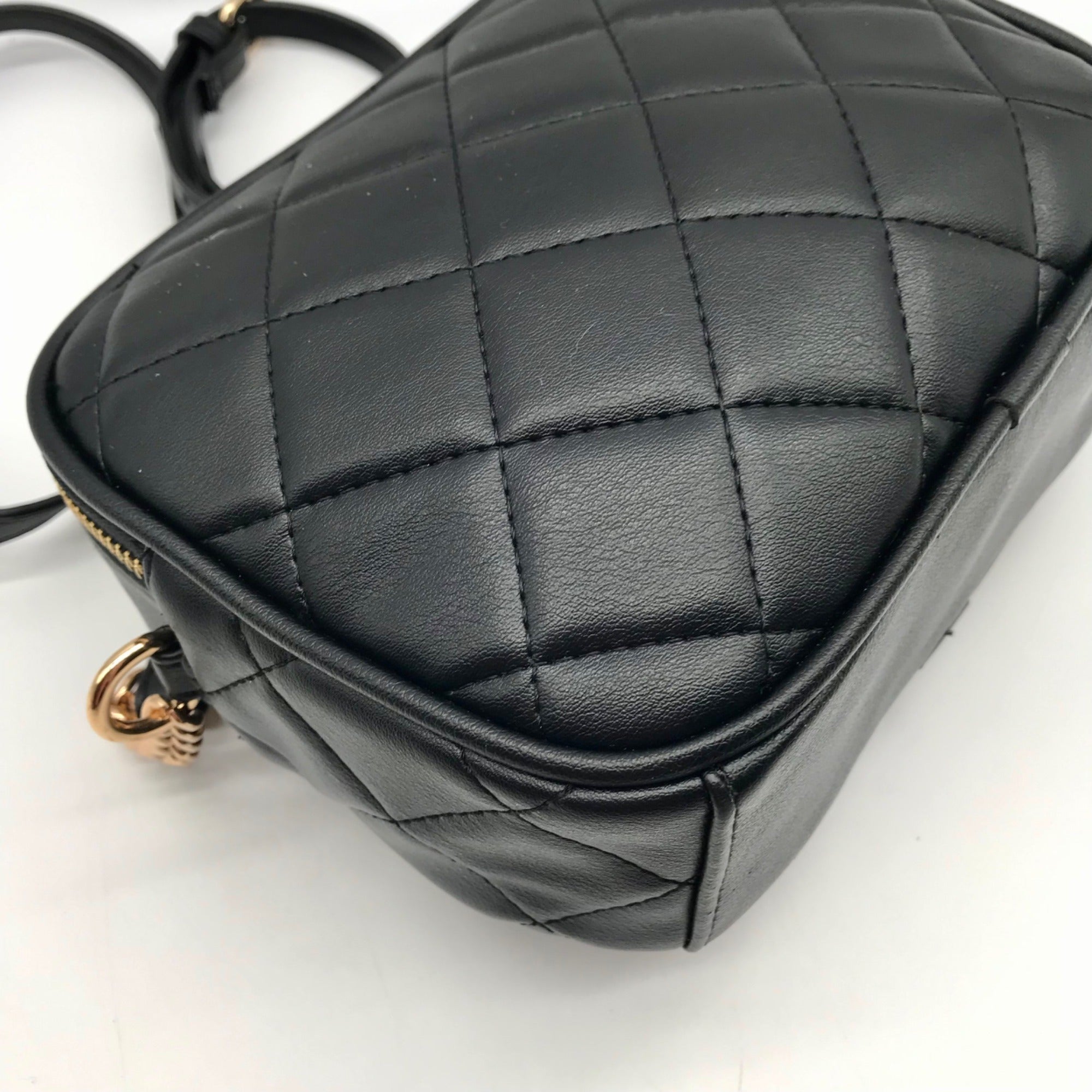 Juicy Couture Black Quilted Juicy Girl Only Camera Crossbody Bag