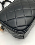 Juicy Couture Black Quilted Juicy Girl Only Camera Crossbody Bag
