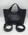 DKNY Black Top Handle Willa Satchel