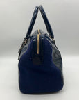 Coach Dark Blue Patent Leather Legacy Helya  Convertible Satchel Bag 26931