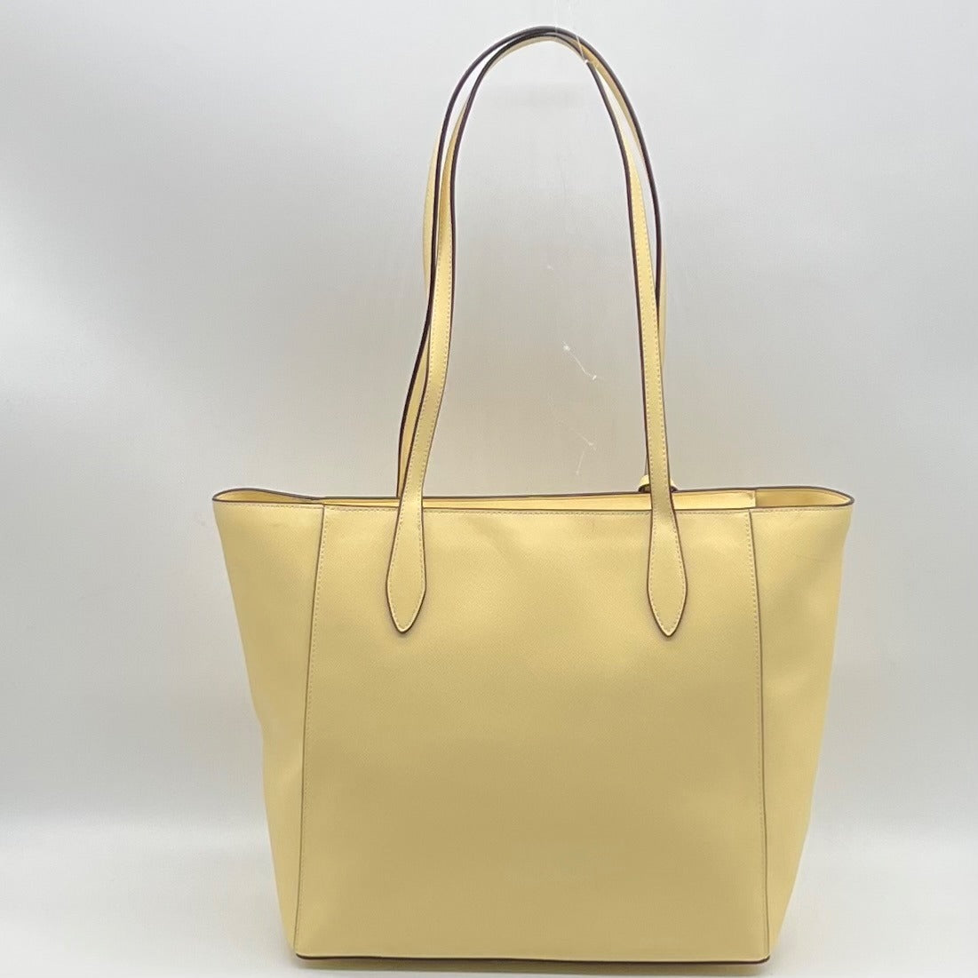 Kate Spade Yellow Saffiano Leather New York Dana Tote Bag