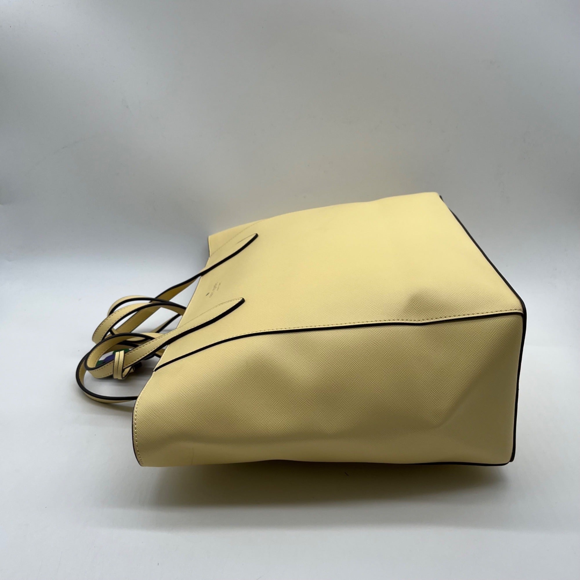 Kate Spade Yellow Saffiano Leather New York Dana Tote Bag