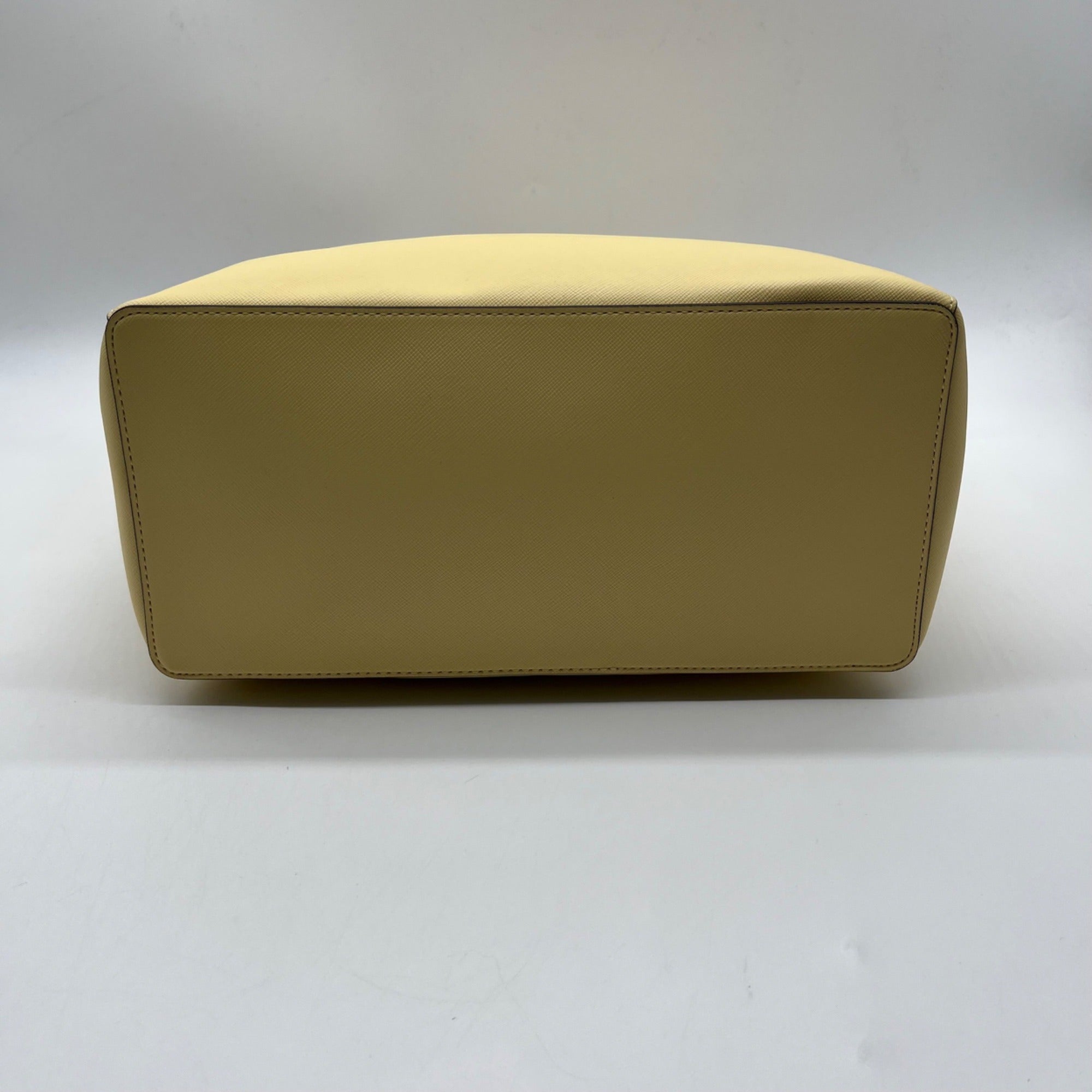 Kate Spade Yellow Saffiano Leather New York Dana Tote Bag