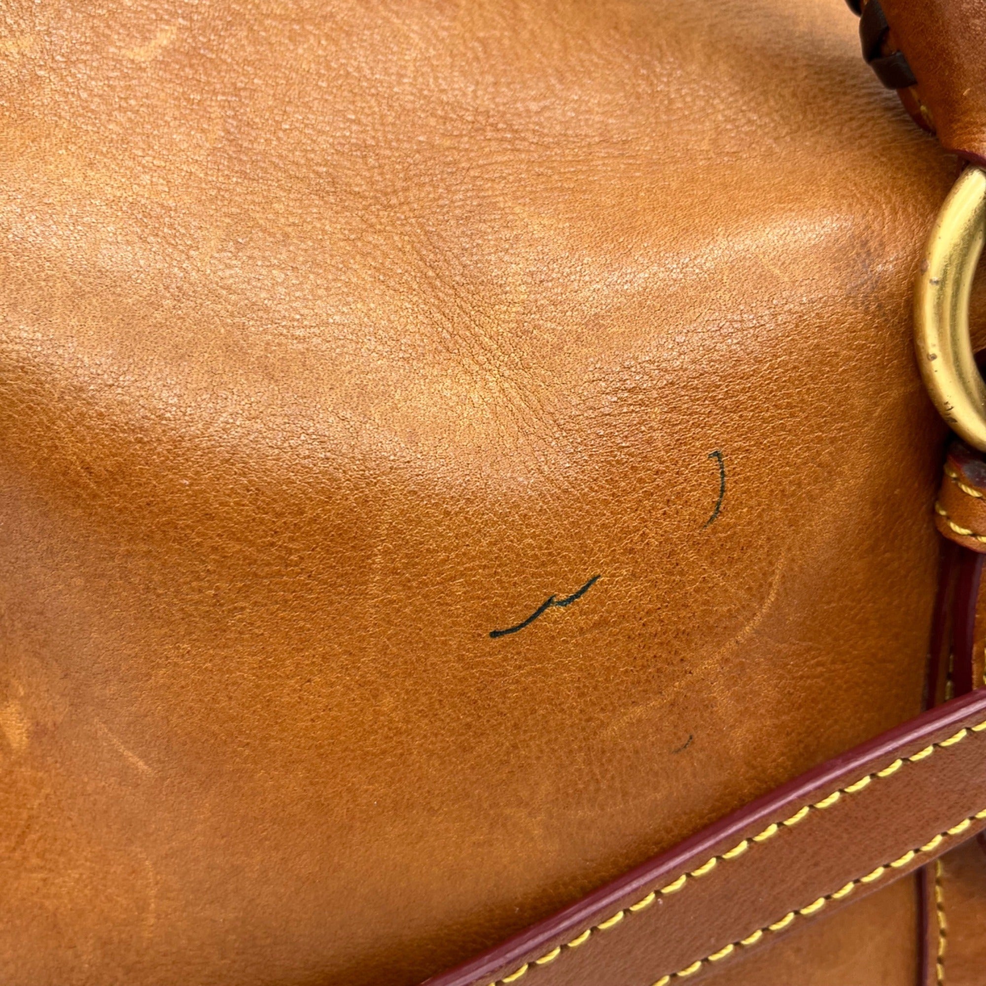Donney &amp; Bourke Brown Classic Leather Satchel Bag
