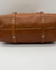 Donney & Bourke Brown Classic Leather Satchel Bag