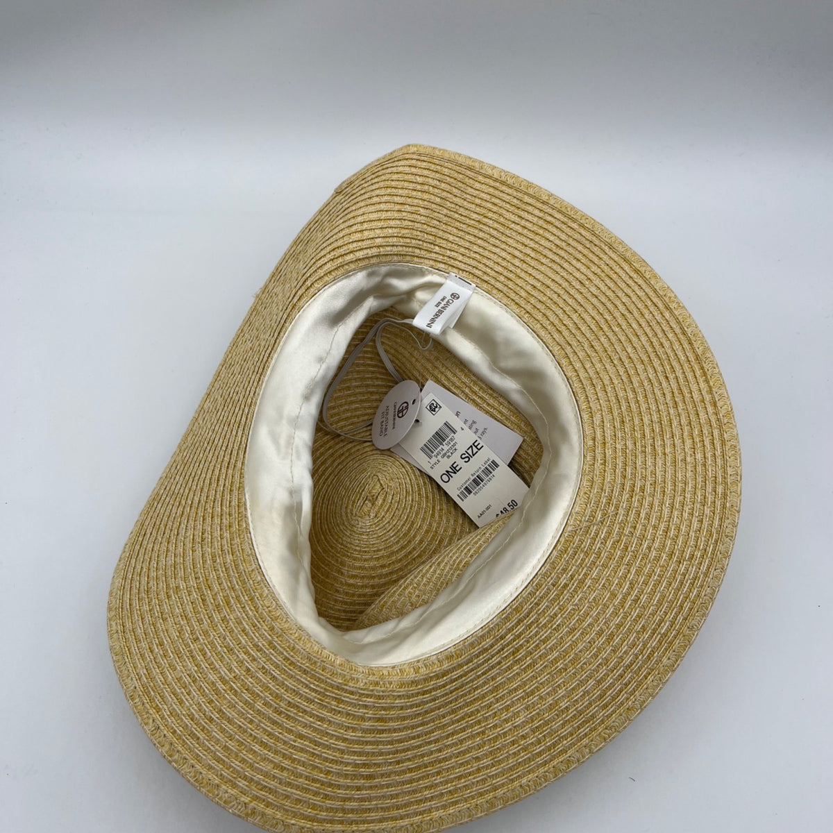 Giani Bernini Tan Women's Chiffon-Band Panama Hat