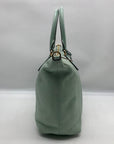 Michael Kors Mini Green Pebbled Leather Lenox Shoulder Bag