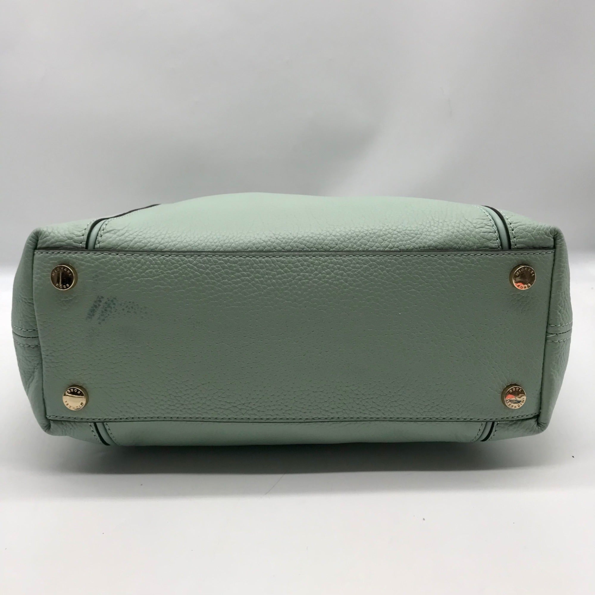 Michael Kors Mini Green Pebbled Leather Lenox Shoulder Bag