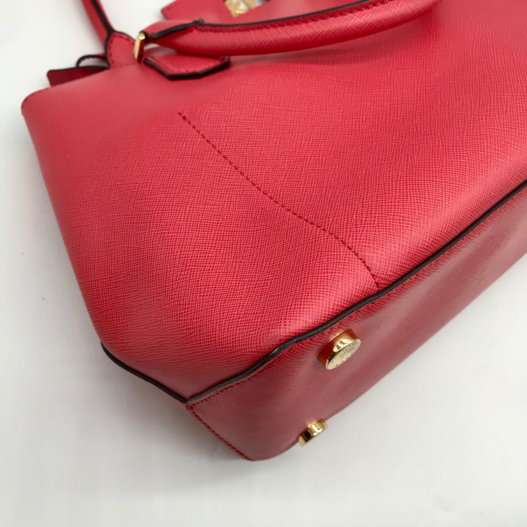 Michael Kors Greenwich Rose Pink Saffiano Leather Tote Bag