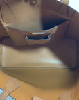 Tory Burch Color Block Pebbled Leather Perry Tote