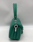 Coach Teal Leather Tabby 18 Pillow Shoulder Bag C3880