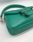 Coach Teal Leather Tabby 18 Pillow Shoulder Bag C3880
