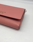 Kate Spade Blush Pink Spencer Flap Wallet